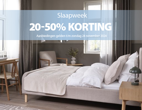 Slaapweek | 20-50% korting